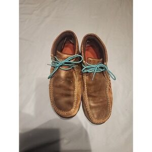 Twisted X Sz 11 M Boots/Shoes WDM0093 Leather Driving Mocs